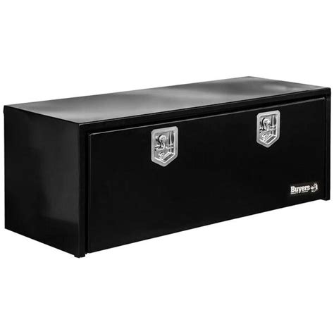 smooth black powder coated steel storage boxes for utes|Buyers Products 24in x 24in x 30in Black Steel Underbody Truck .